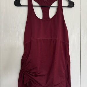 Fabletics Women's Racerback Tank Top - Burgundy
